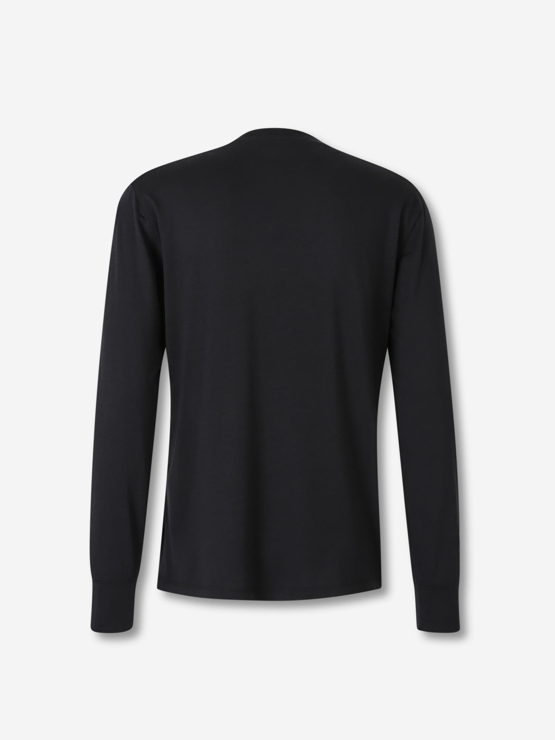 Outlet online Tom Ford Hombre Camiseta Manga Larga color Negro sku 554-000019 01 - Foto 2