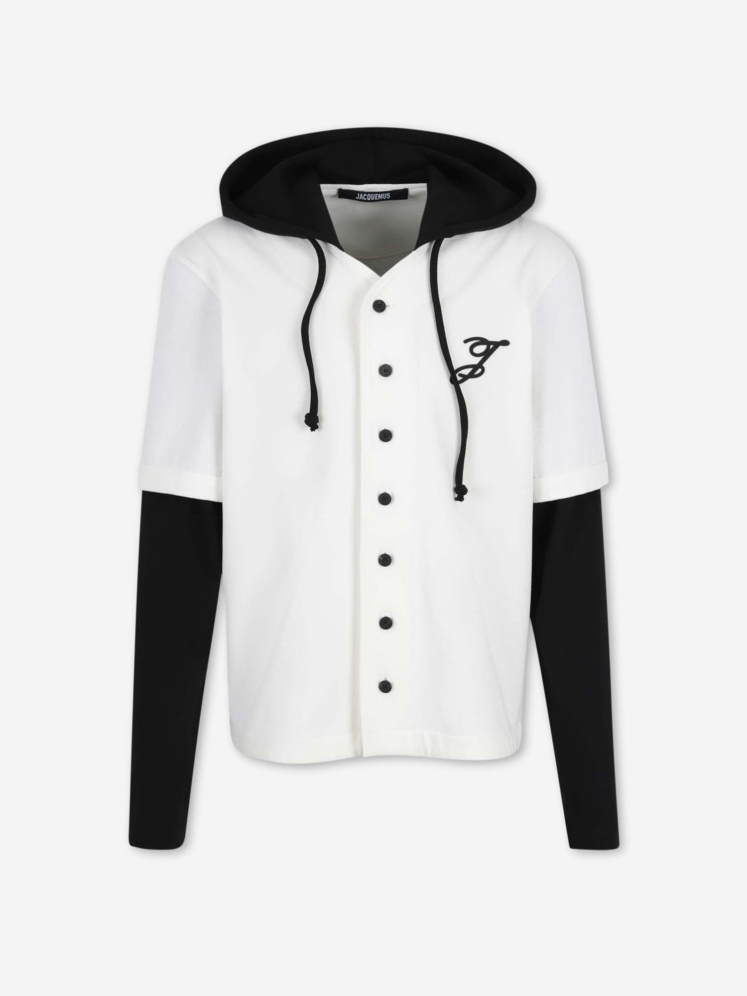 Outlet online Jacquemus Hombre Sudadera Capas Letro color Blanco sku 554-000028 00 - Foto 1
