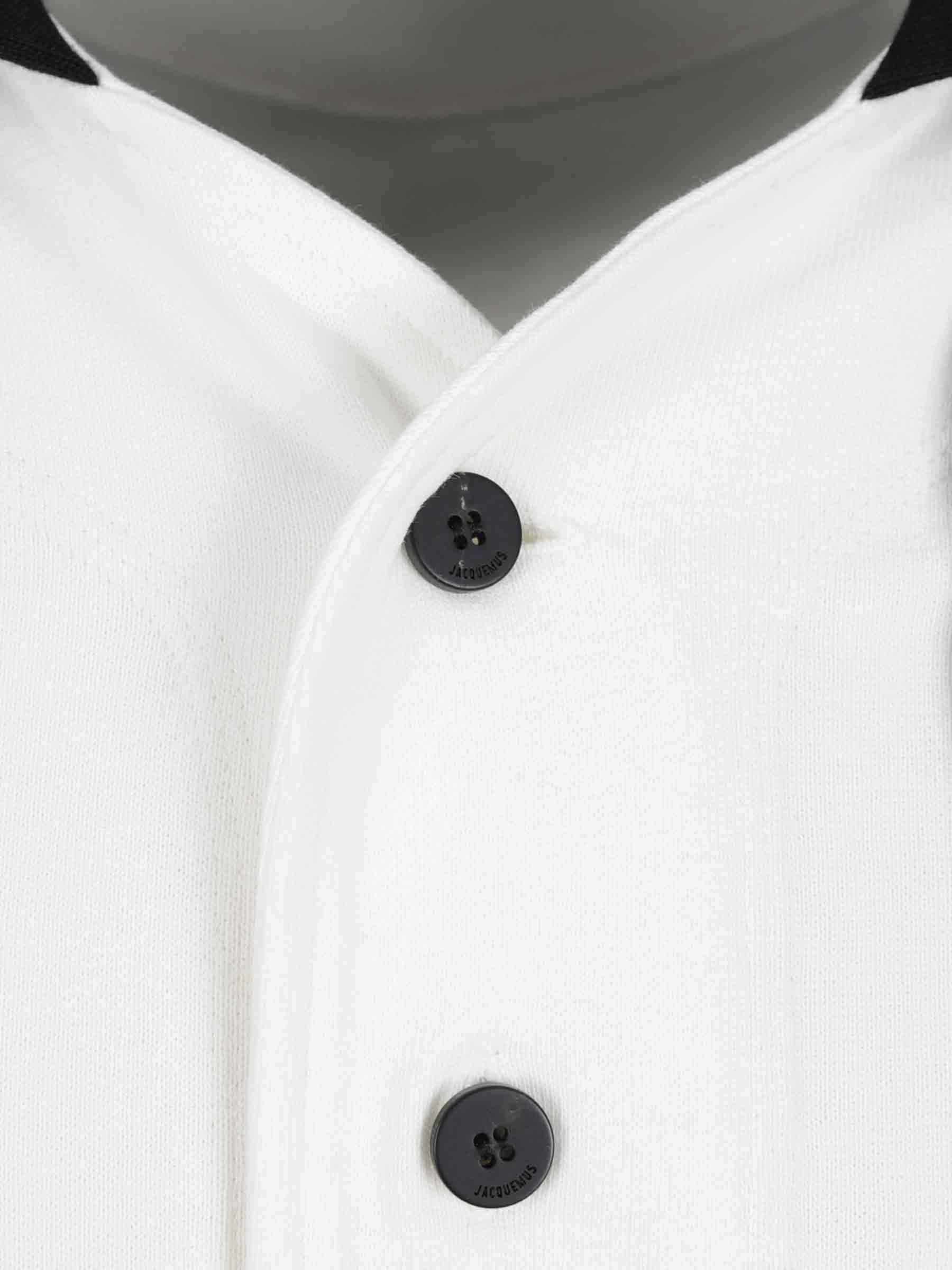 Outlet online Jacquemus Hombre Sudadera Capas Letro color Blanco sku 554-000028 00 - Foto 4