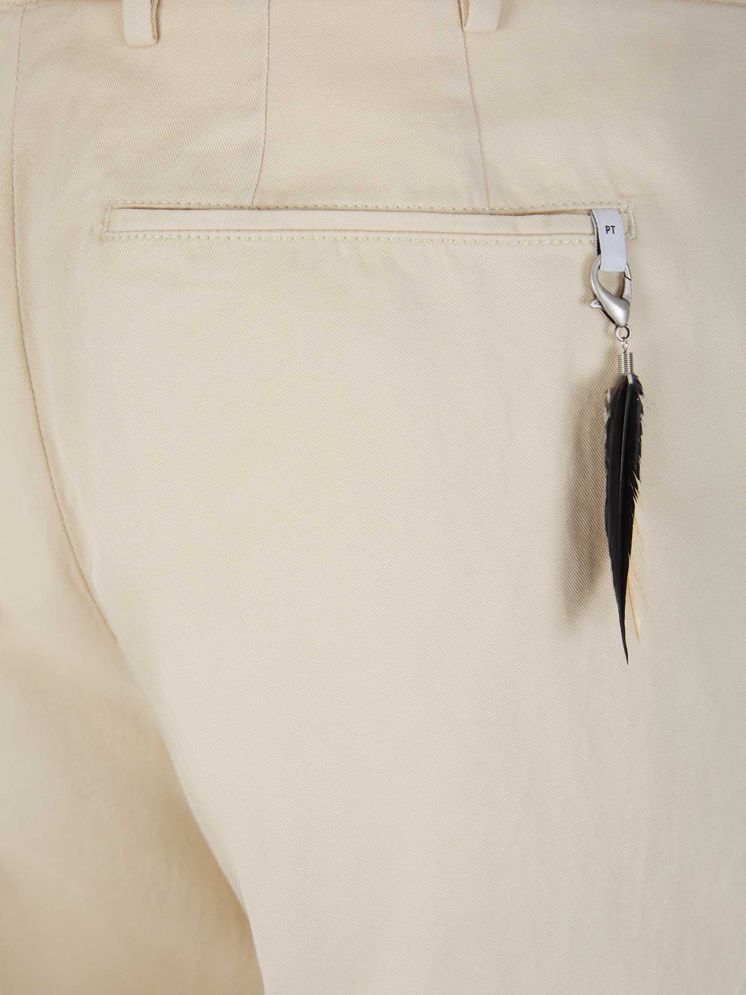 Outlet online PT Torino Hombre Pantalones Formales Algodón color Beis sku 521-003044 02 - Foto 4