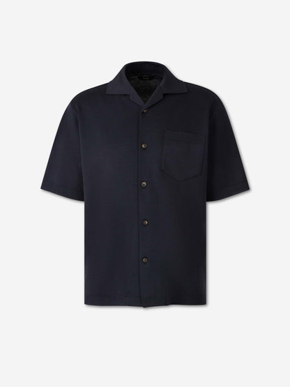 Herno Hombre Barcelona Camisa Punto color Azul Noche sku 555-000004 01 - Foto 1