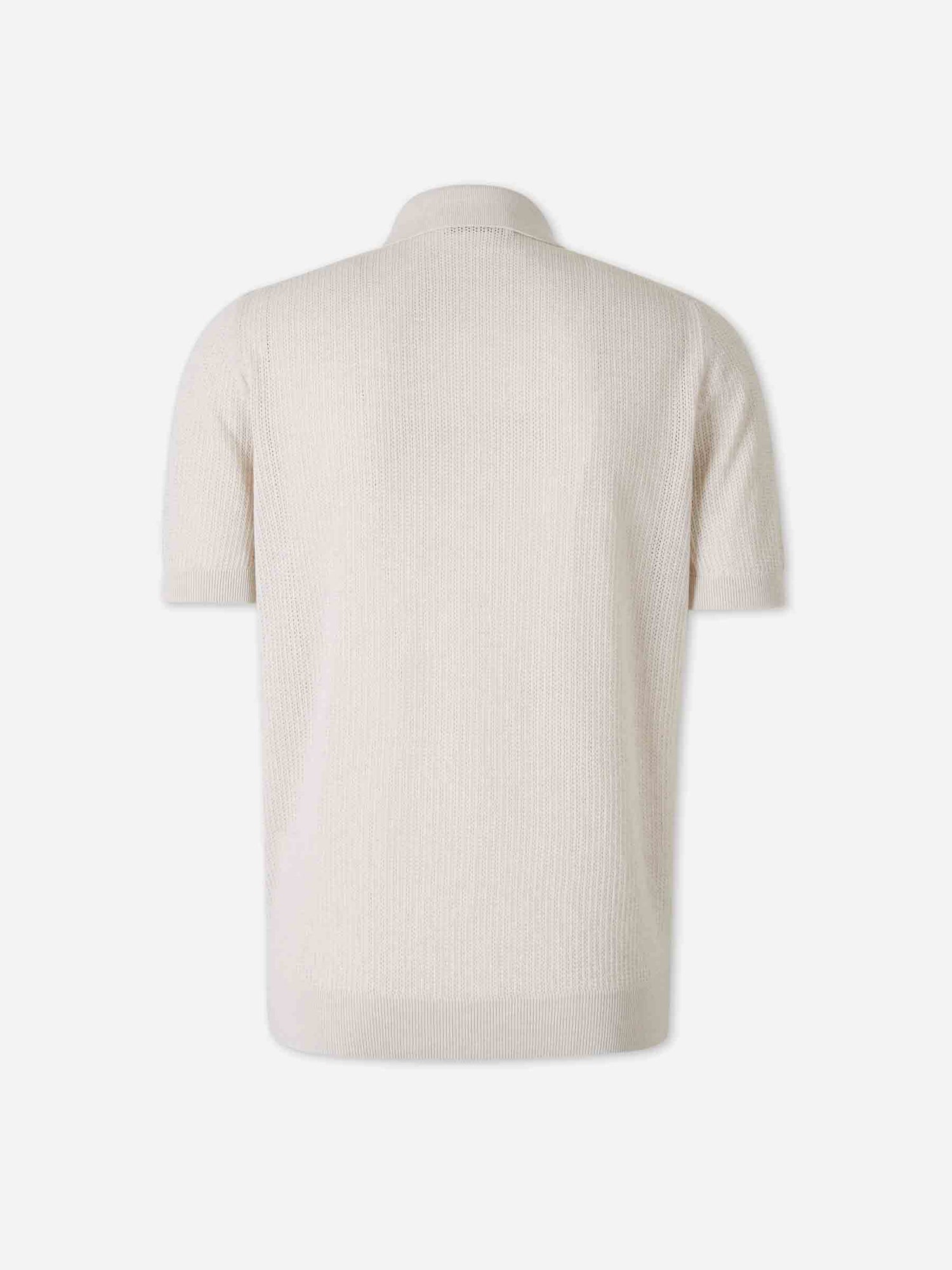 Outlet online Gran Sasso Hombre Polo Punto Algodón color Beige sku 555-000011 01 - Foto 2