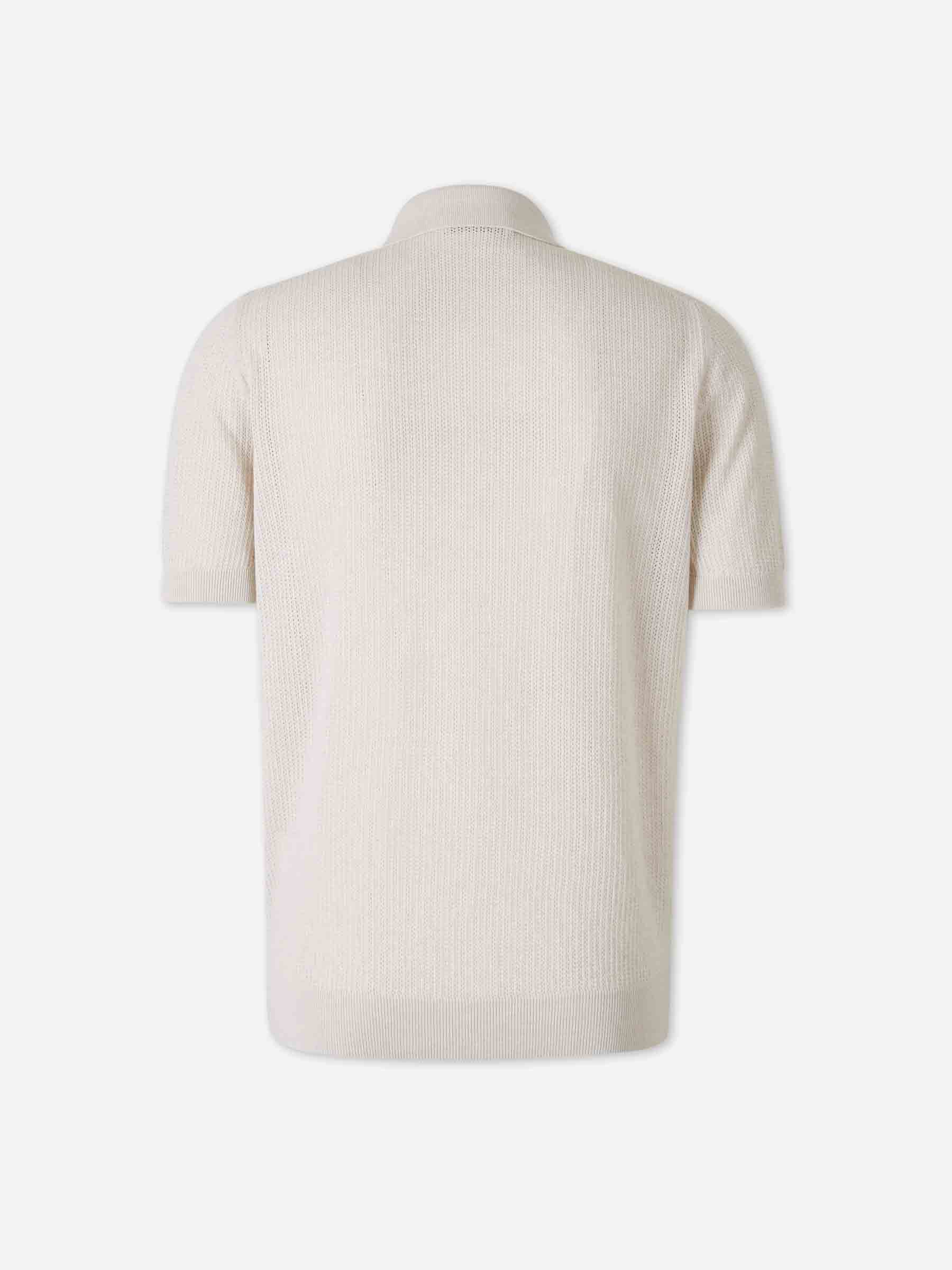Outlet online Gran Sasso Hombre Polo Punto Algodón color Beige sku 555-000011 01 - Foto 2