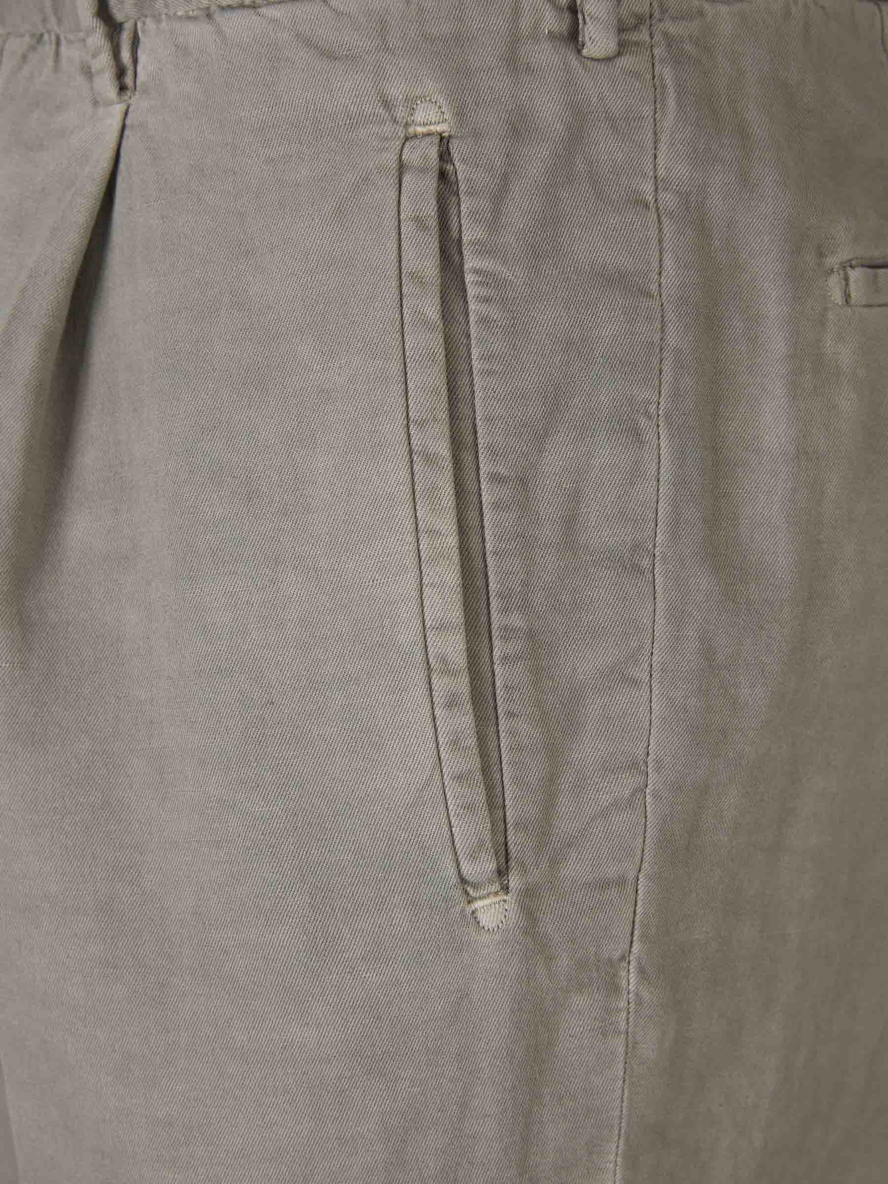 Outlet online Incotex Hombre Pantalones Formales Tapered Fit color Gris Piedra sku 521-002976 01 - Foto 3