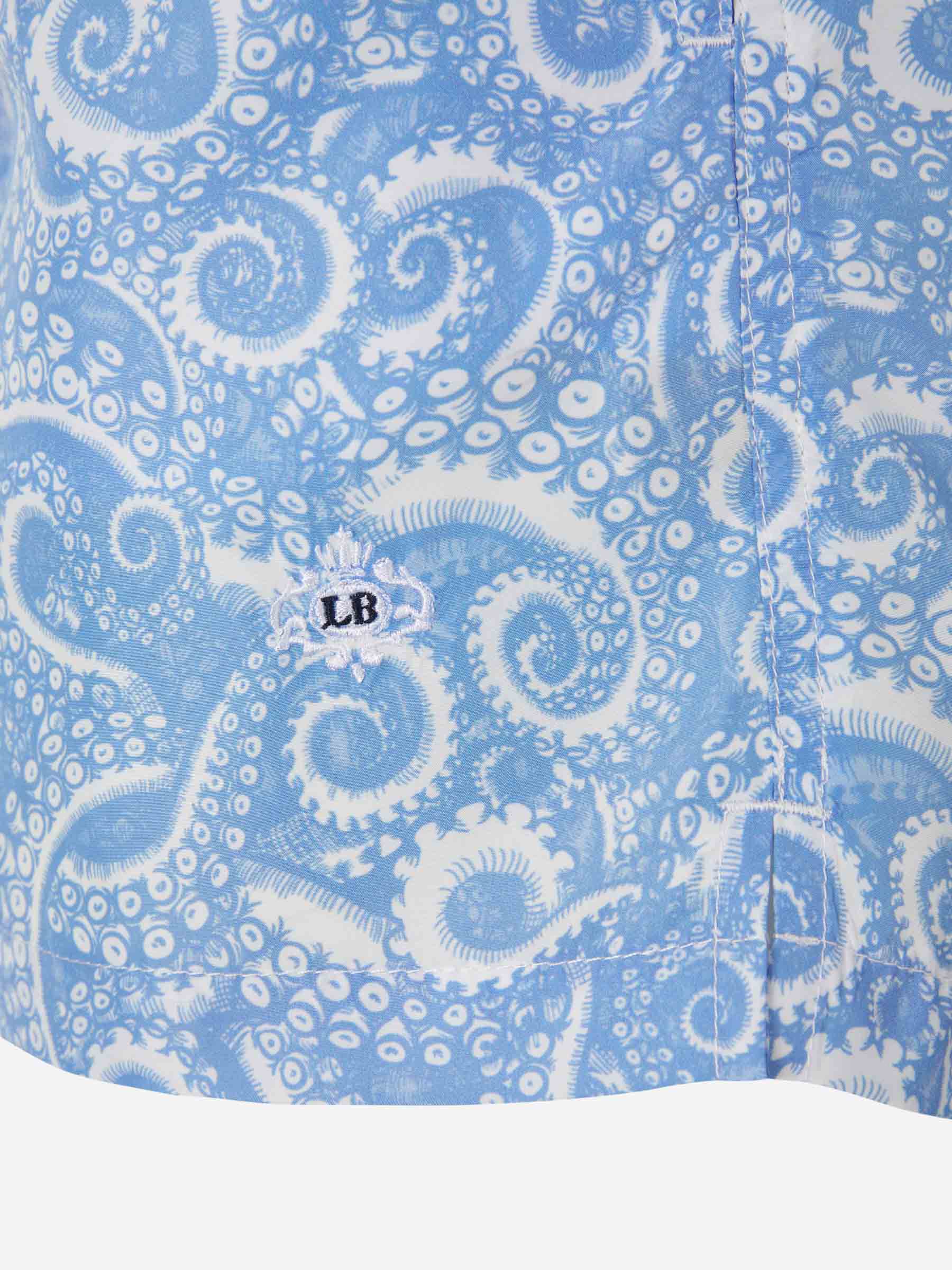 Outlet online Borrelli Hombre Bañador Motivo Paisley color Azul Noche sku 561-001187 03 - Foto 5