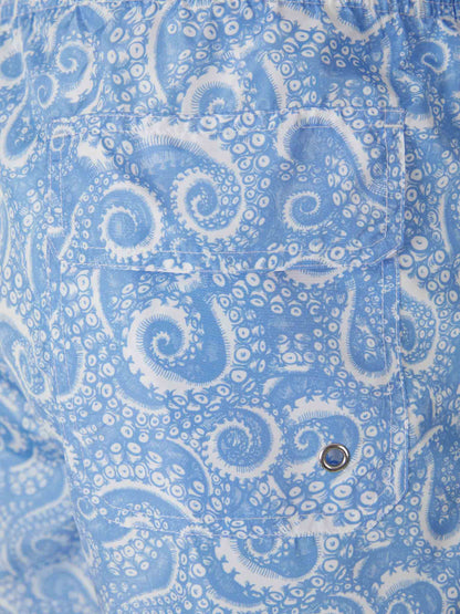 Outlet online Borrelli Hombre Bañador Motivo Paisley color Azul Noche sku 561-001187 03 - Foto 4