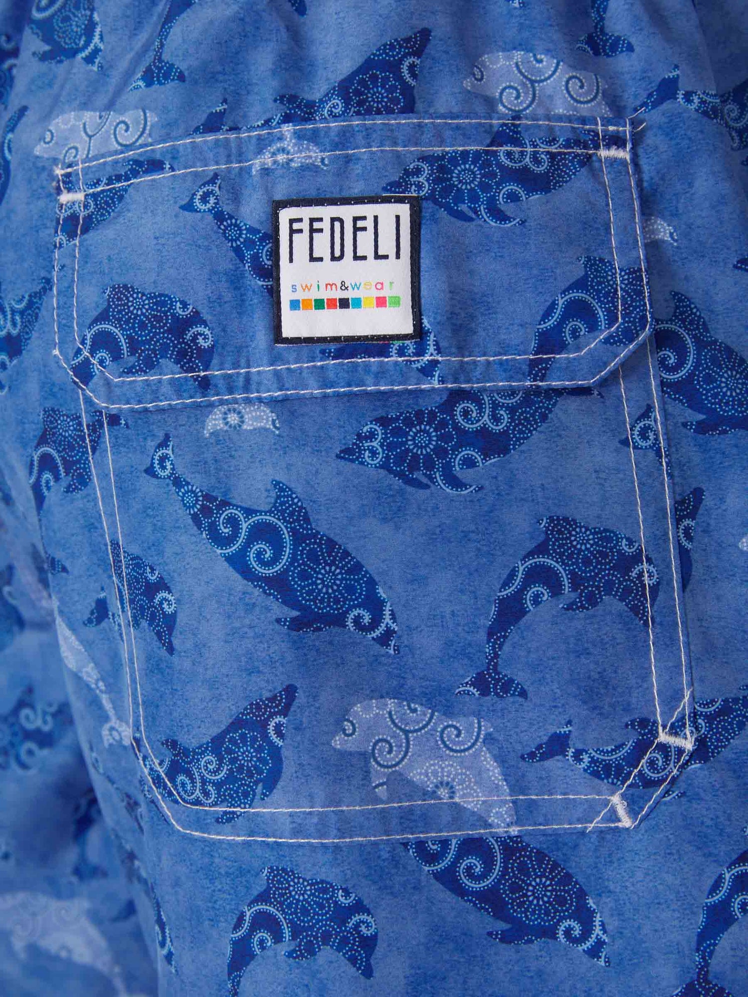 Outlet online Fedeli Hombre Bañador Motivo Animal color Rojo sku 561-001190 01 - Foto 7