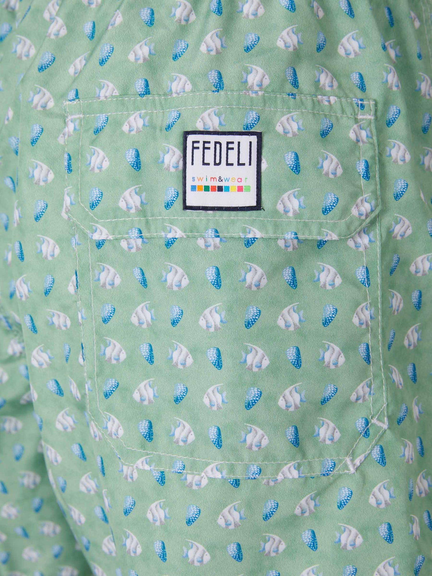 Outlet online Fedeli Hombre Bañador Madeira color Azul Cielo sku 561-001191 03 - Foto 5