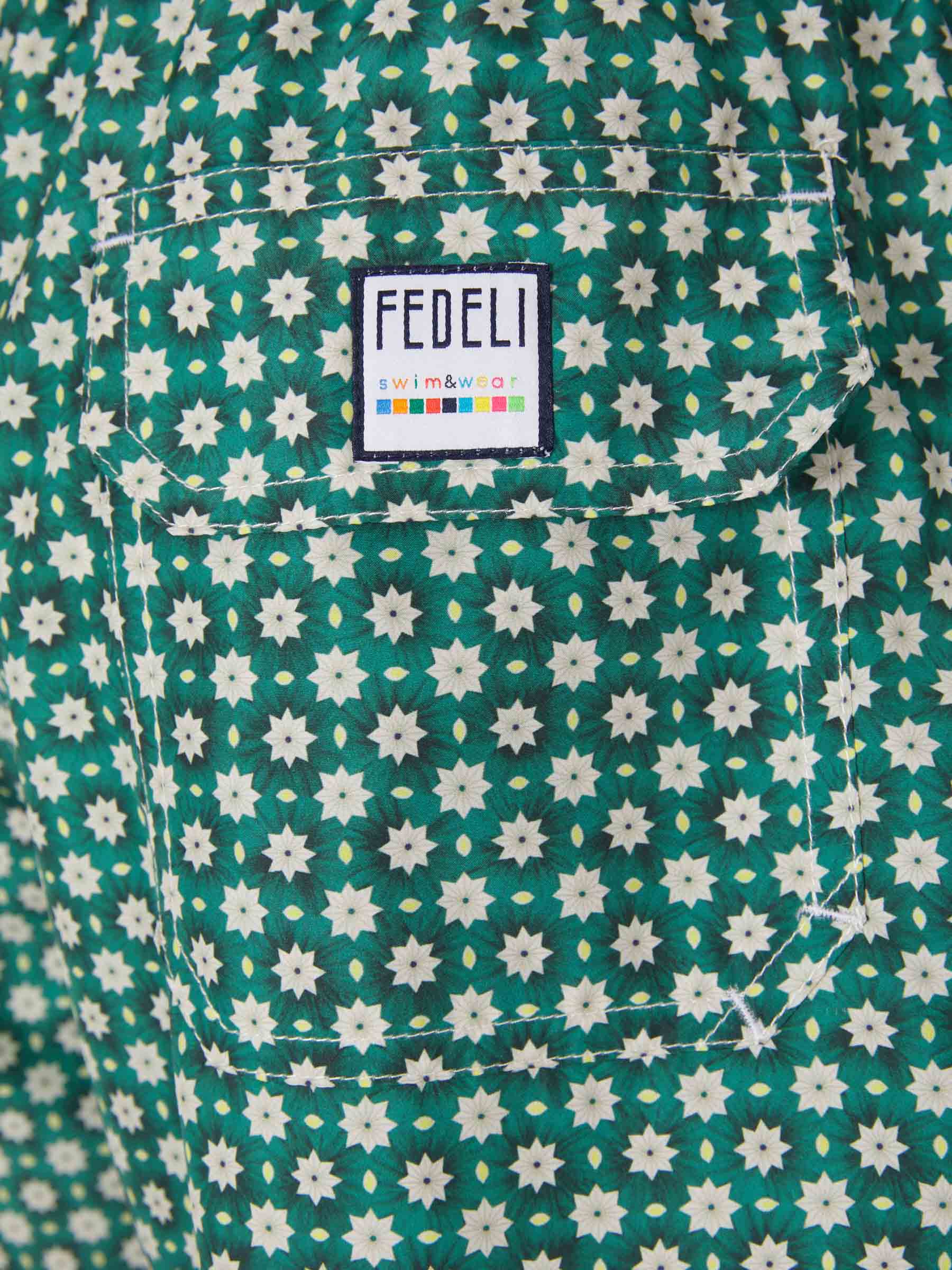 Outlet online Fedeli Hombre Bañador Motivo Floral color Azul Cobalto sku 561-001192 02 - Foto 12
