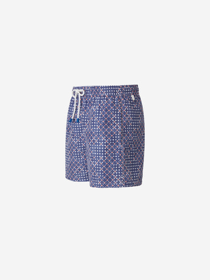 Outlet online Santa Eulalia Hombre Bañador Naútico Motivo Geométrico color Azul Marino sku 561-001199 01 - Foto 3