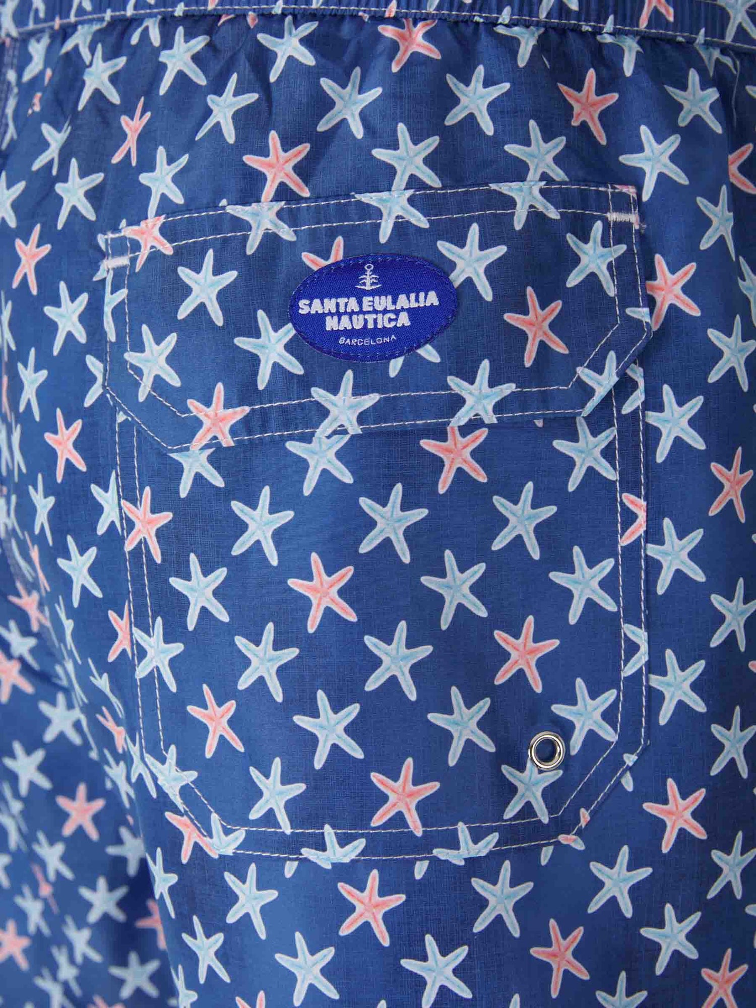 Outlet online Santa Eulalia Hombre Bañador Naútico Motivo Estrellas color Naranja Claro sku 561-001202 02 - Foto 4