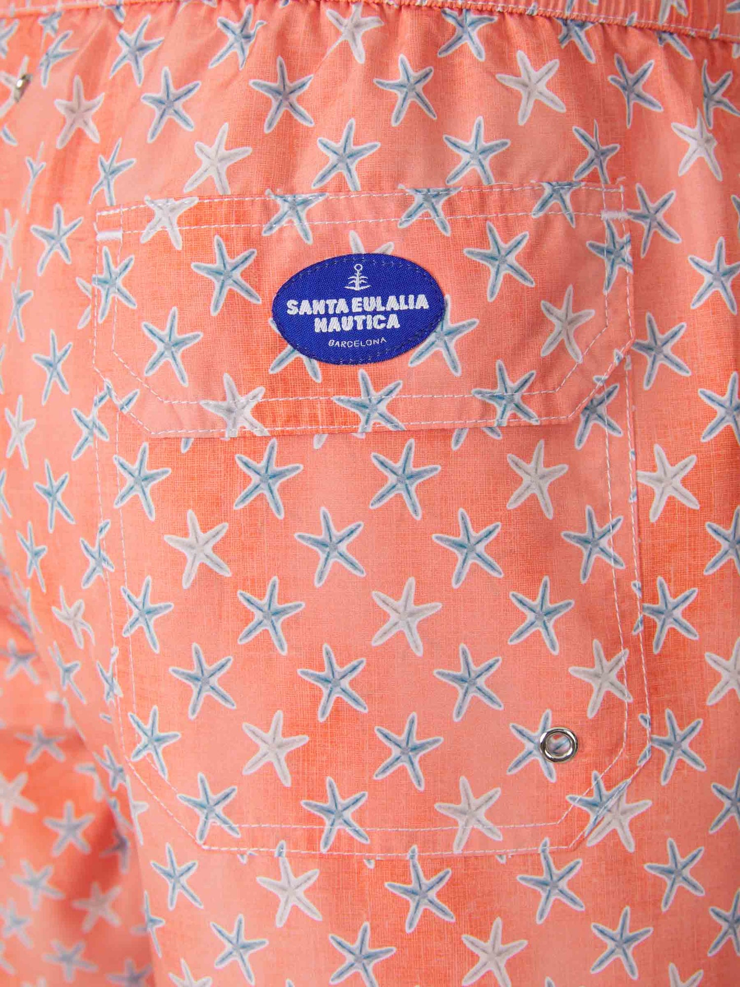 Outlet online Santa Eulalia Hombre Bañador Naútico Motivo Estrellas color Naranja Claro sku 561-001202 02 - Foto 8