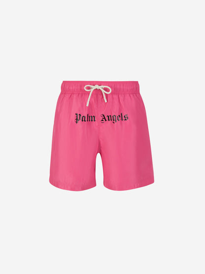 Outlet online Palm Angels Hombre Bañador Logo Estampado color Fucsia sku 561-001264 02 - Foto 6