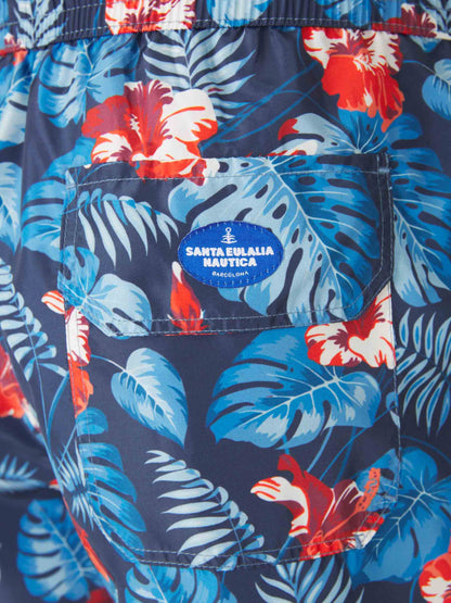 Outlet online Santa Eulalia Hombre Bañador Motivo Floral color Azul sku 561-001341 01 - Foto 5