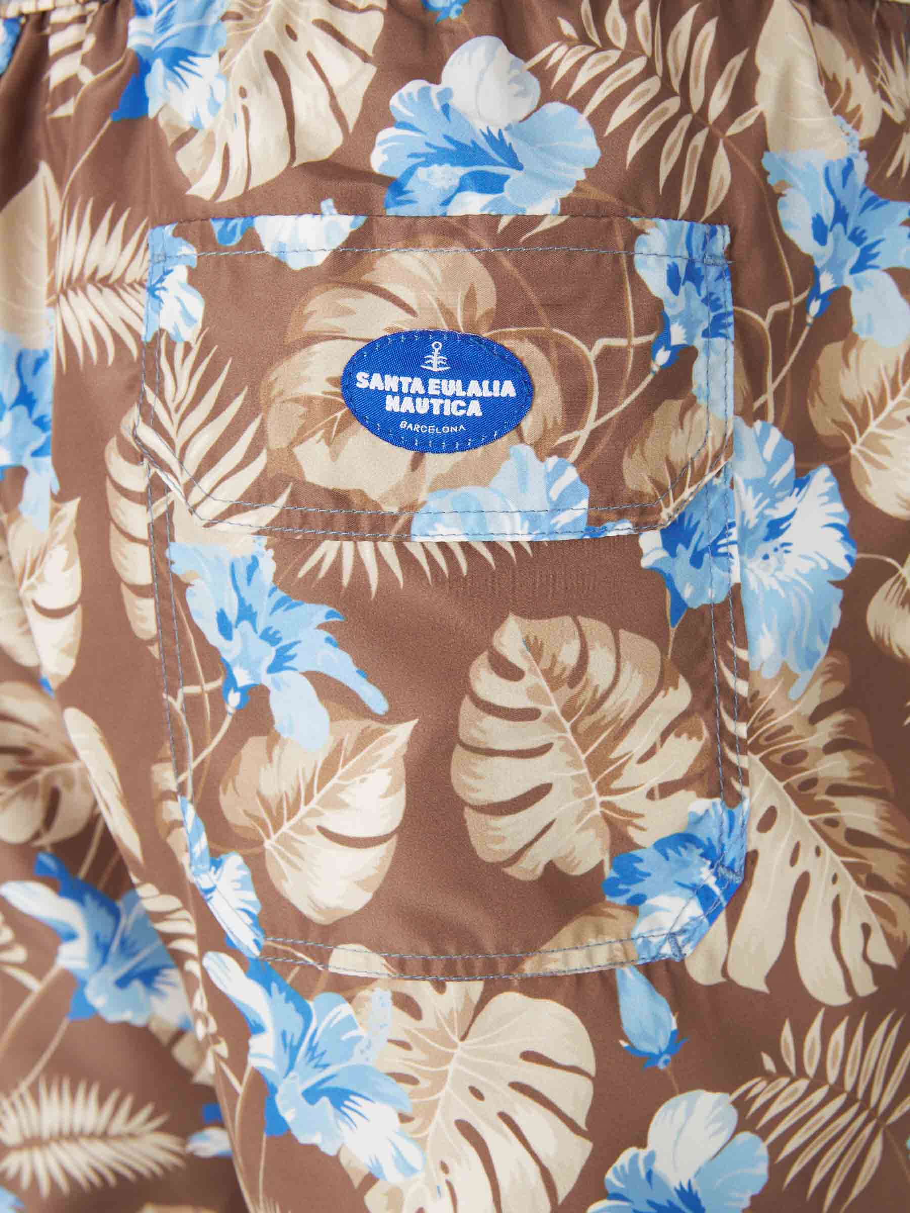 Outlet online Santa Eulalia Hombre Bañador Motivo Floral color Caramelo sku 561-001341 02 - Foto 5