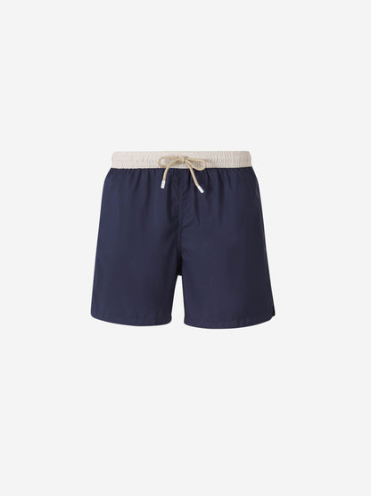 Outlet online Fedeli Hombre Bañador Liso Contraste color Azul Marino sku 561-001353 01 - Foto 1