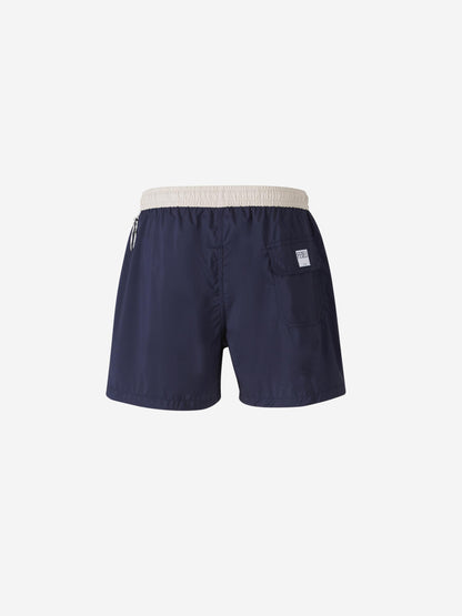 Outlet online Fedeli Hombre Bañador Liso Contraste color Azul Marino sku 561-001353 01 - Foto 2