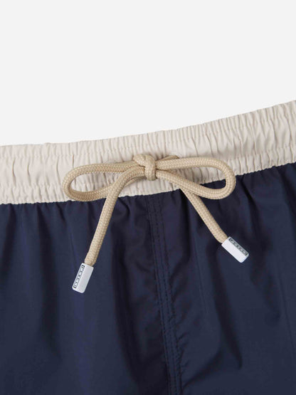 Outlet online Fedeli Hombre Bañador Liso Contraste color Azul Marino sku 561-001353 01 - Foto 3