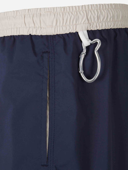 Outlet online Fedeli Hombre Bañador Liso Contraste color Azul Marino sku 561-001353 01 - Foto 4