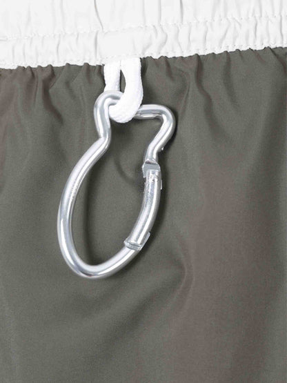 Outlet online Fedeli Hombre Bañador Liso Contraste color Verde Militar sku 561-001353 02 - Foto 5