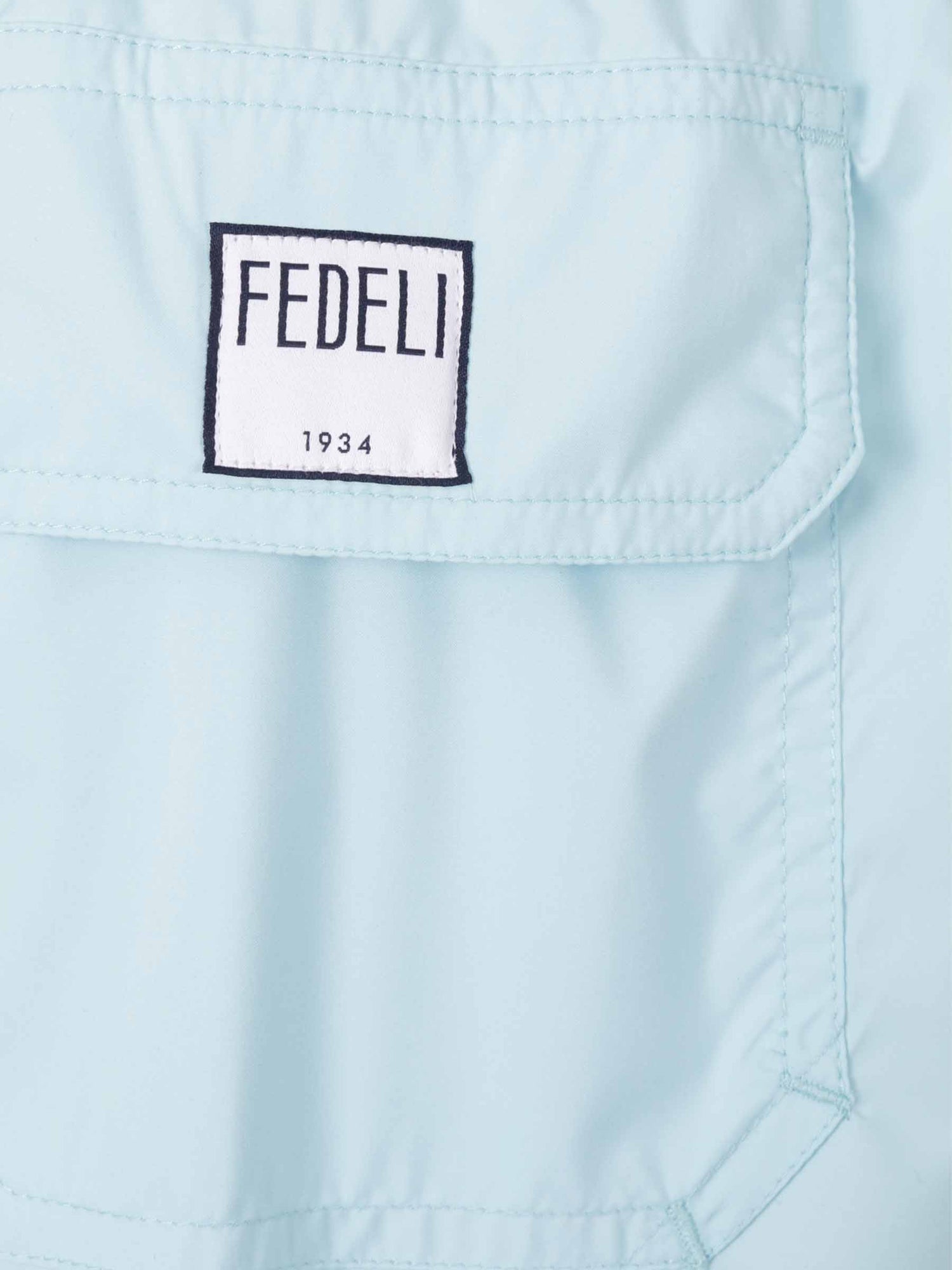 Outlet online Fedeli Hombre Bañador Liso Contraste color Azul Celeste sku 561-001353 03 - Foto 3