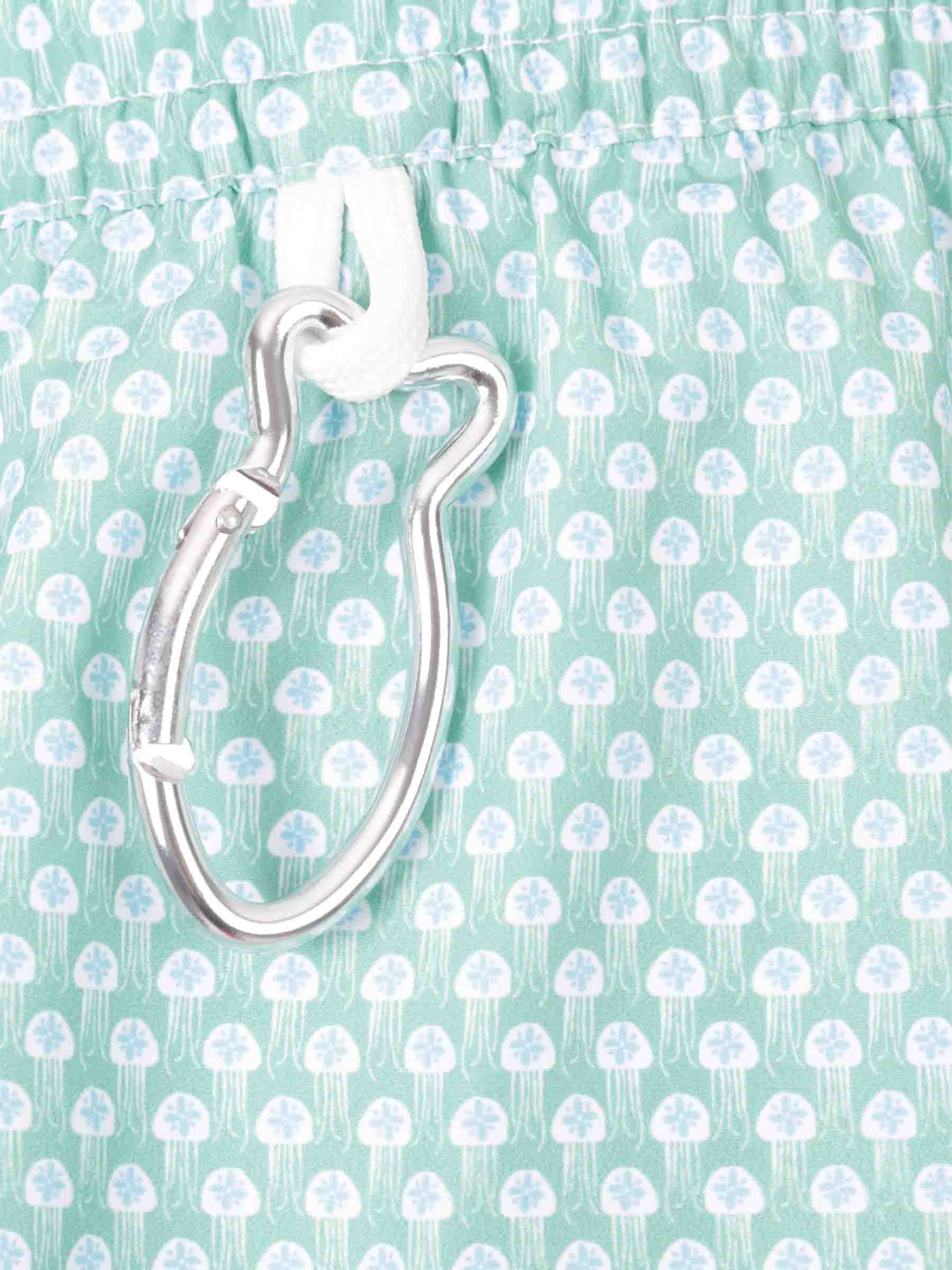 Outlet online Fedeli Hombre Bañador Estampado Medusas color Verde sku 561-001354 02 - Foto 3