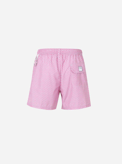 Outlet online Fedeli Hombre Bañador Estampado Medusas color Rosa sku 561-001354 03 - Foto 2