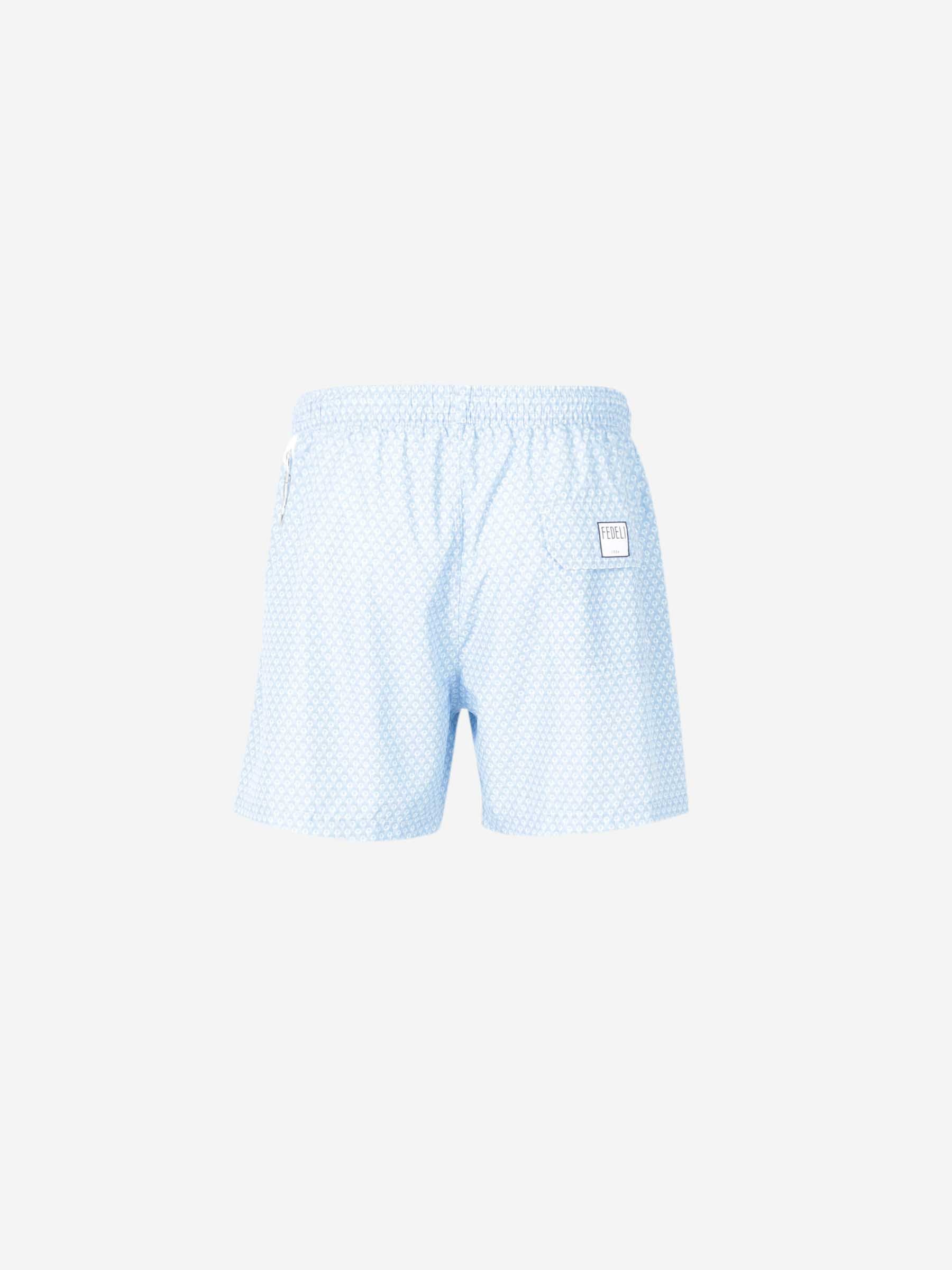 Outlet online Fedeli Hombre Bañador Estampado Medusas color Azul sku 561-001354 04 - Foto 2