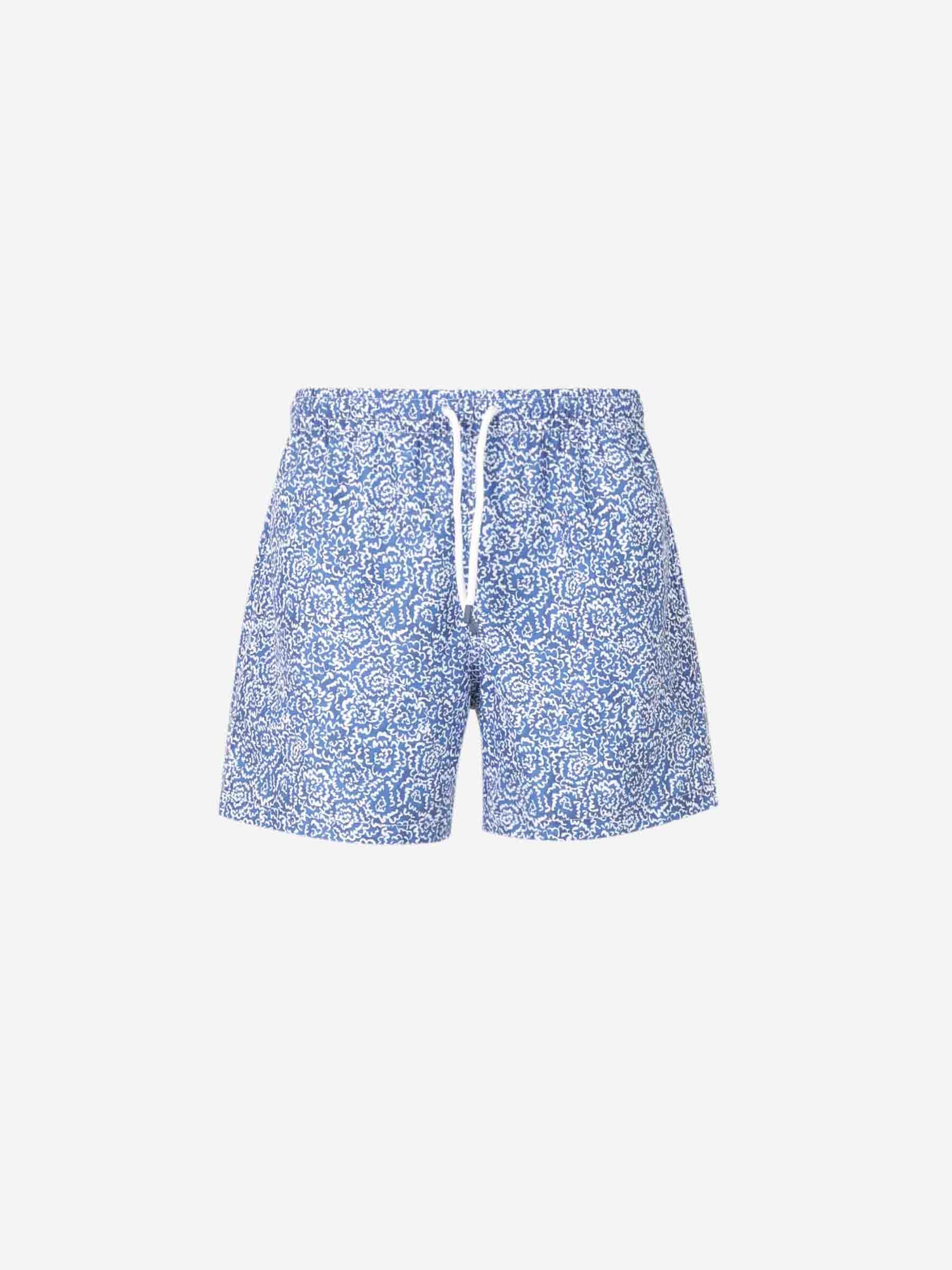 Outlet online Fedeli Hombre Bañador Estampado Floral color Azul sku 561-001355 02 - Foto 1