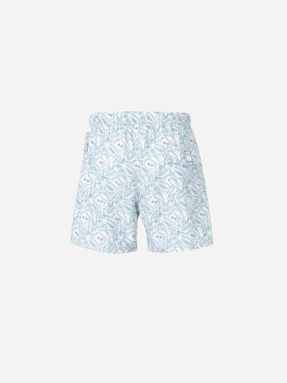 Outlet online Fedeli Hombre Bañador Estampado Floral color Verde sku 561-001357 01 - Foto 2