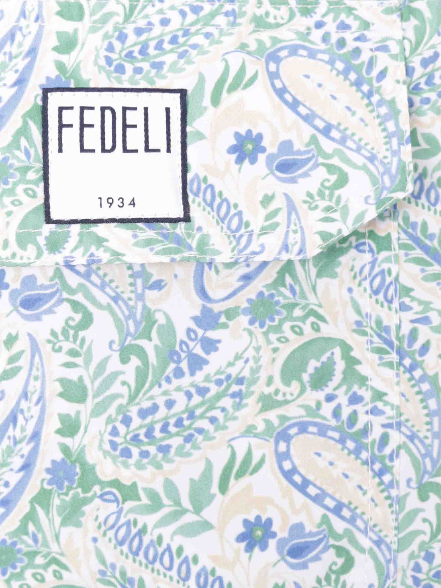 Outlet online Fedeli Hombre Bañador Estampado Floral color Verde sku 561-001357 01 - Foto 5