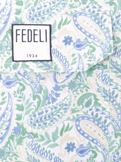 Outlet online Fedeli Hombre Bañador Estampado Floral color Verde sku 561-001357 01 - Foto 5
