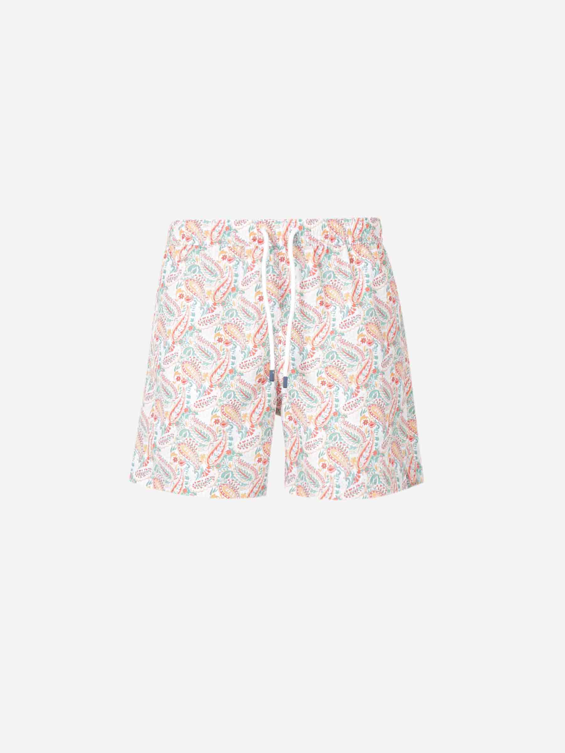 Outlet online Fedeli Hombre Bañador Estampado Floral color Naranja Claro sku 561-001357 03 - Foto 1