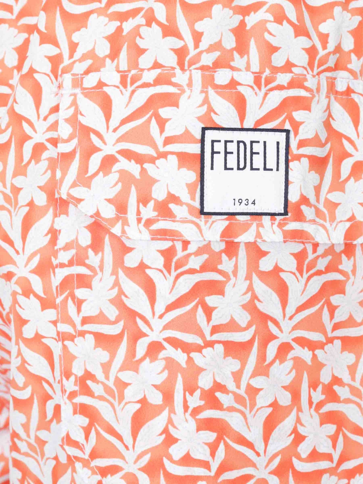 Outlet online Fedeli Hombre Bañador Estampado Floral color Naranja sku 561-001358 01 - Foto 3