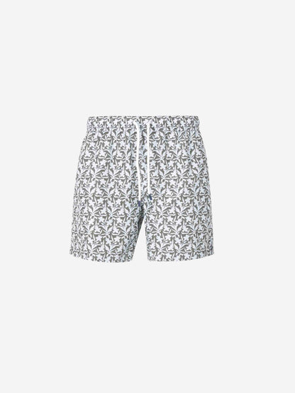 Outlet online Fedeli Hombre Bañador Estampado Floral color Verde Oscuro sku 561-001358 02 - Foto 1