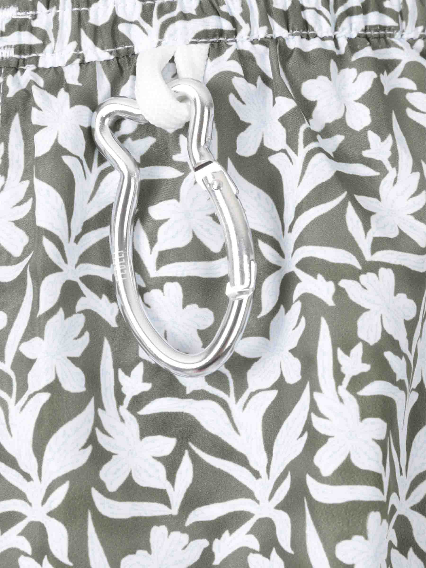 Outlet online Fedeli Hombre Bañador Estampado Floral color Verde Oscuro sku 561-001358 02 - Foto 5