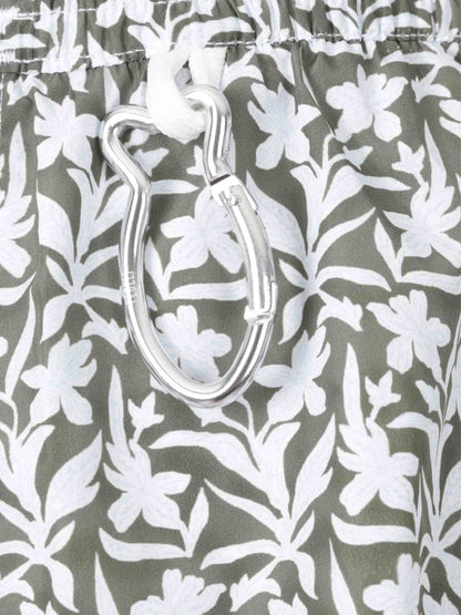 Outlet online Fedeli Hombre Bañador Estampado Floral color Verde Oscuro sku 561-001358 02 - Foto 5