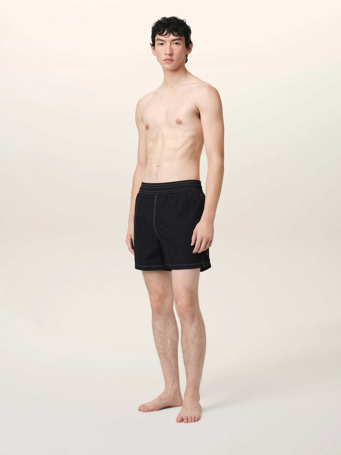 Outlet online Ami Paris Hombre Bañador Técnico Contraste color Negro sku 561-001367 01 - Foto 2