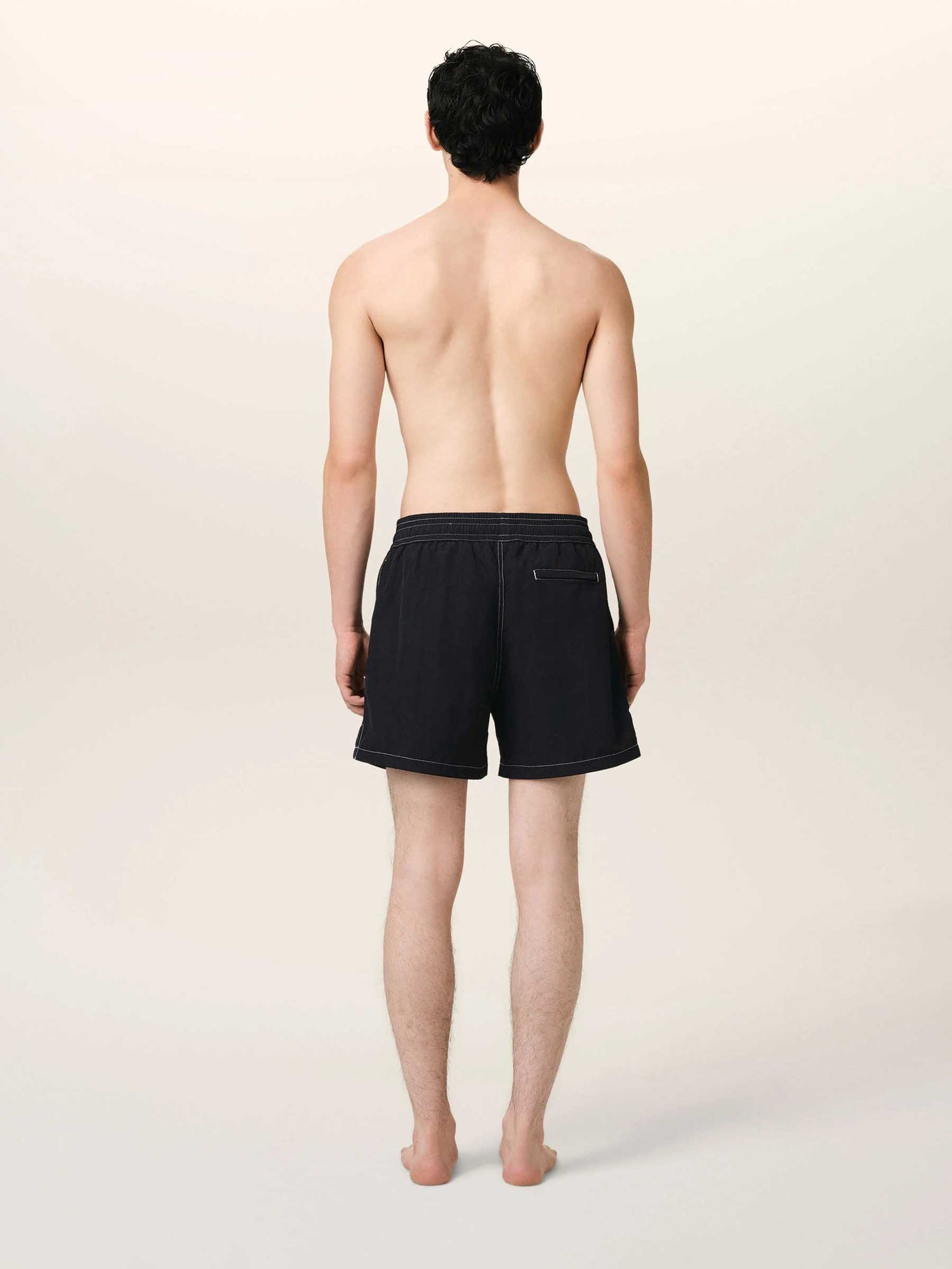 Outlet online Ami Paris Hombre Bañador Técnico Contraste color Negro sku 561-001367 01 - Foto 3