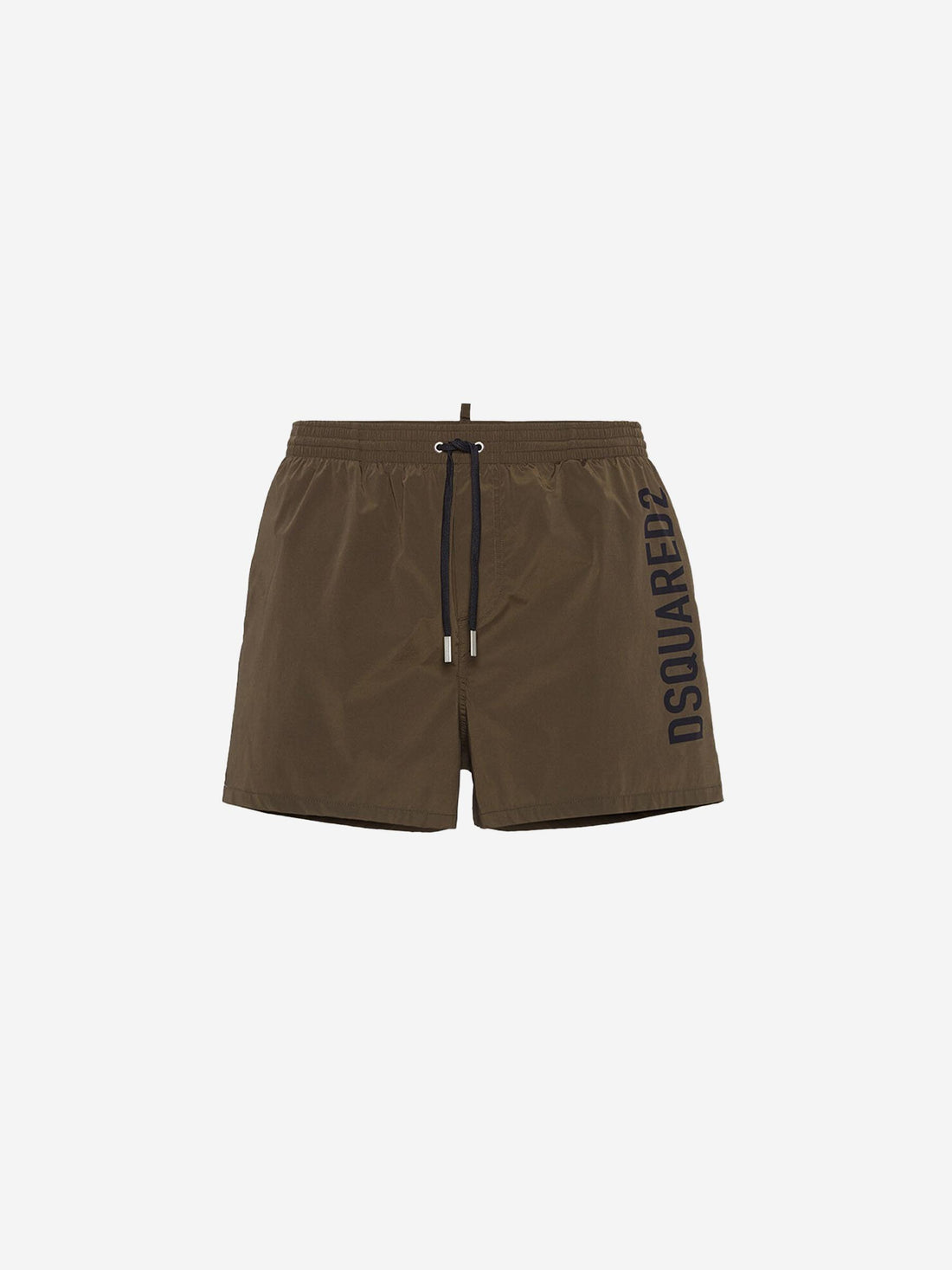 Outlet online Dsquared2 Hombre Bañador Logo Licra color Verde Militar sku 561-001372 02 - Foto 1