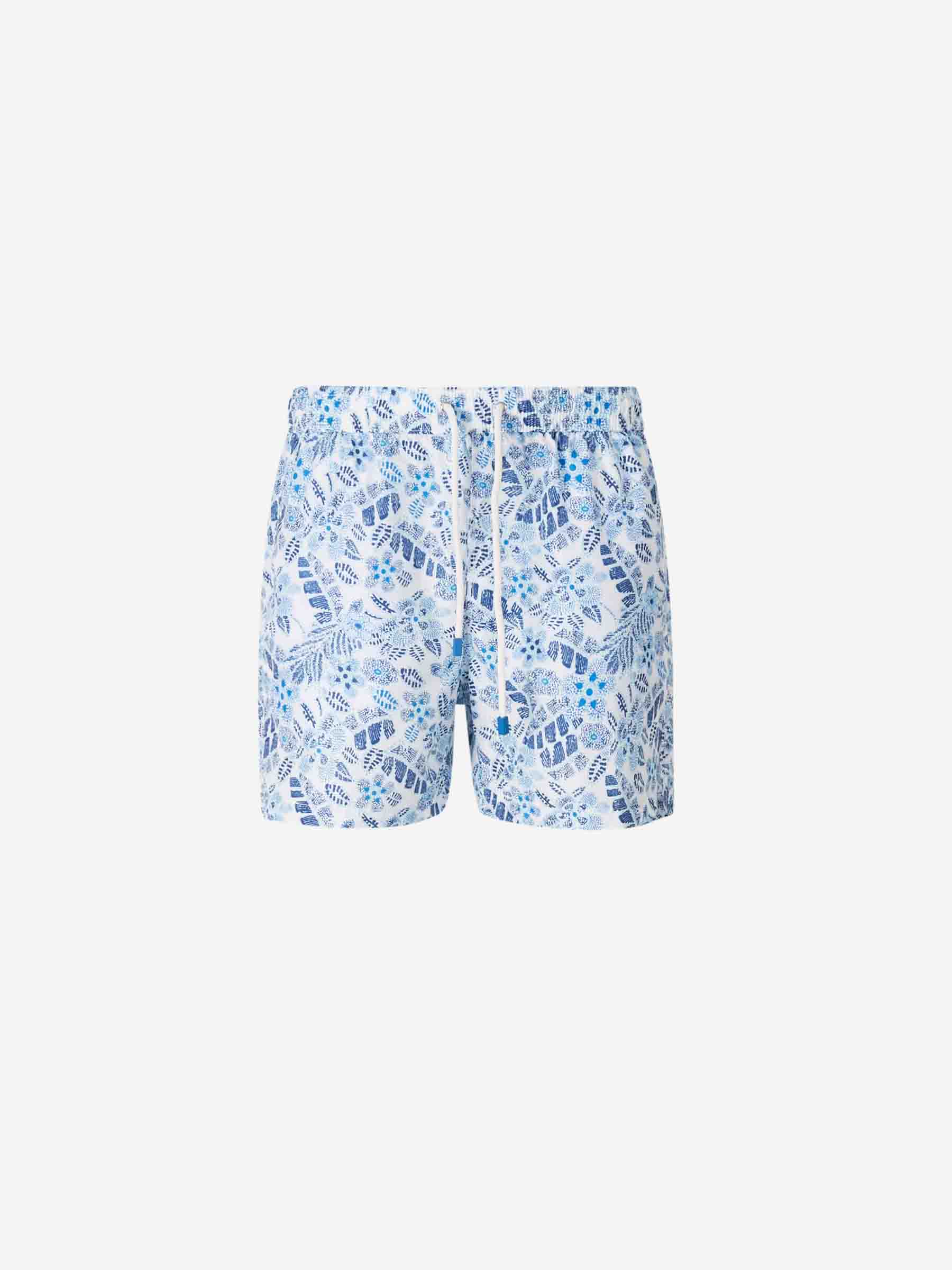 Outlet online Santa Eulalia Hombre Bañador Motivo Floral color Azul sku 561-001375 01 - Foto 1