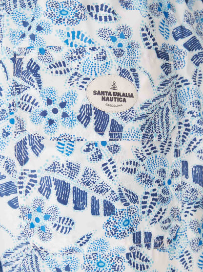 Outlet online Santa Eulalia Hombre Bañador Motivo Floral color Azul sku 561-001375 01 - Foto 3