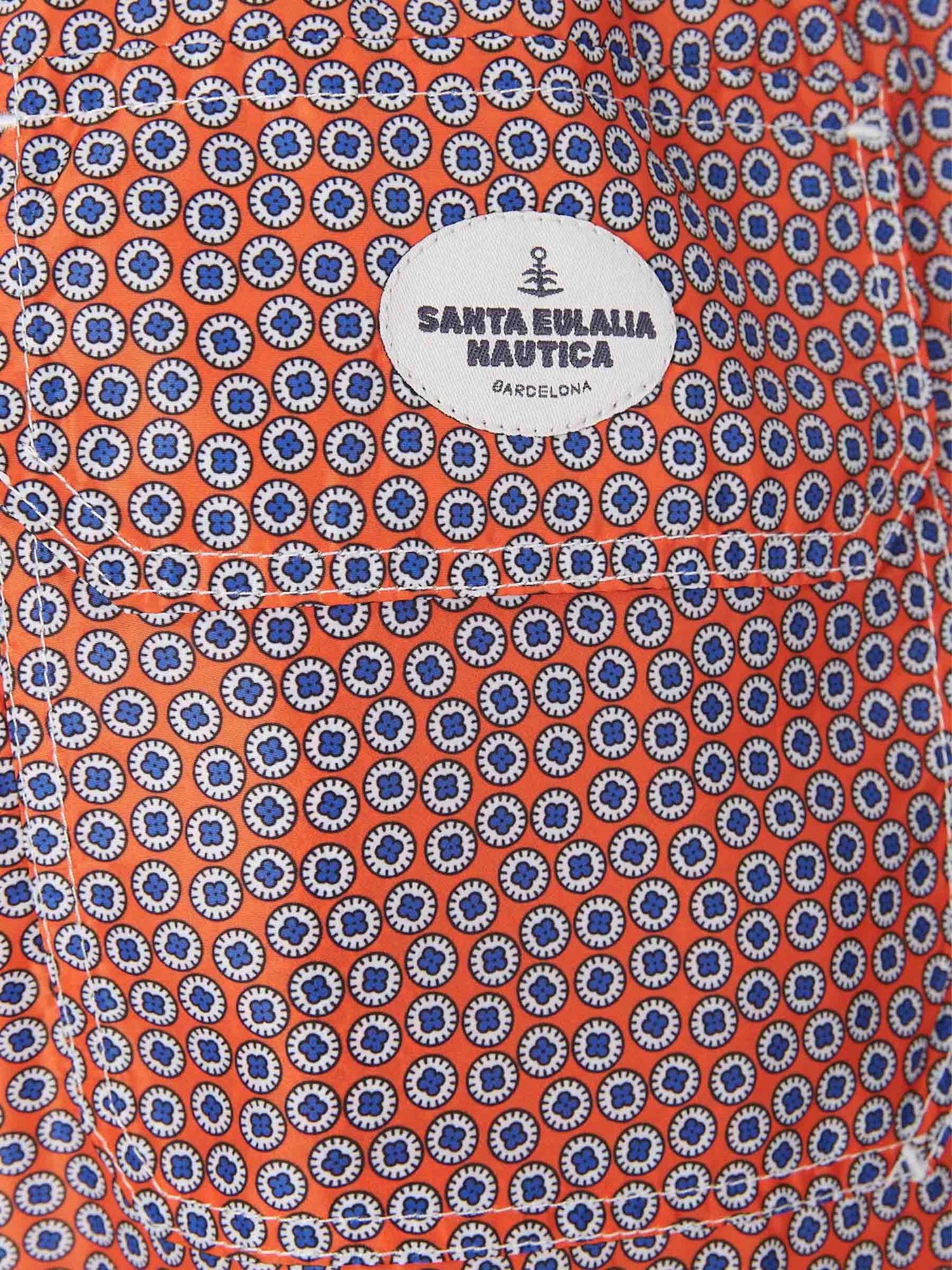 Outlet online Santa Eulalia Hombre Bañador Motivo Geométrico color Naranja sku 561-001376 02 - Foto 3