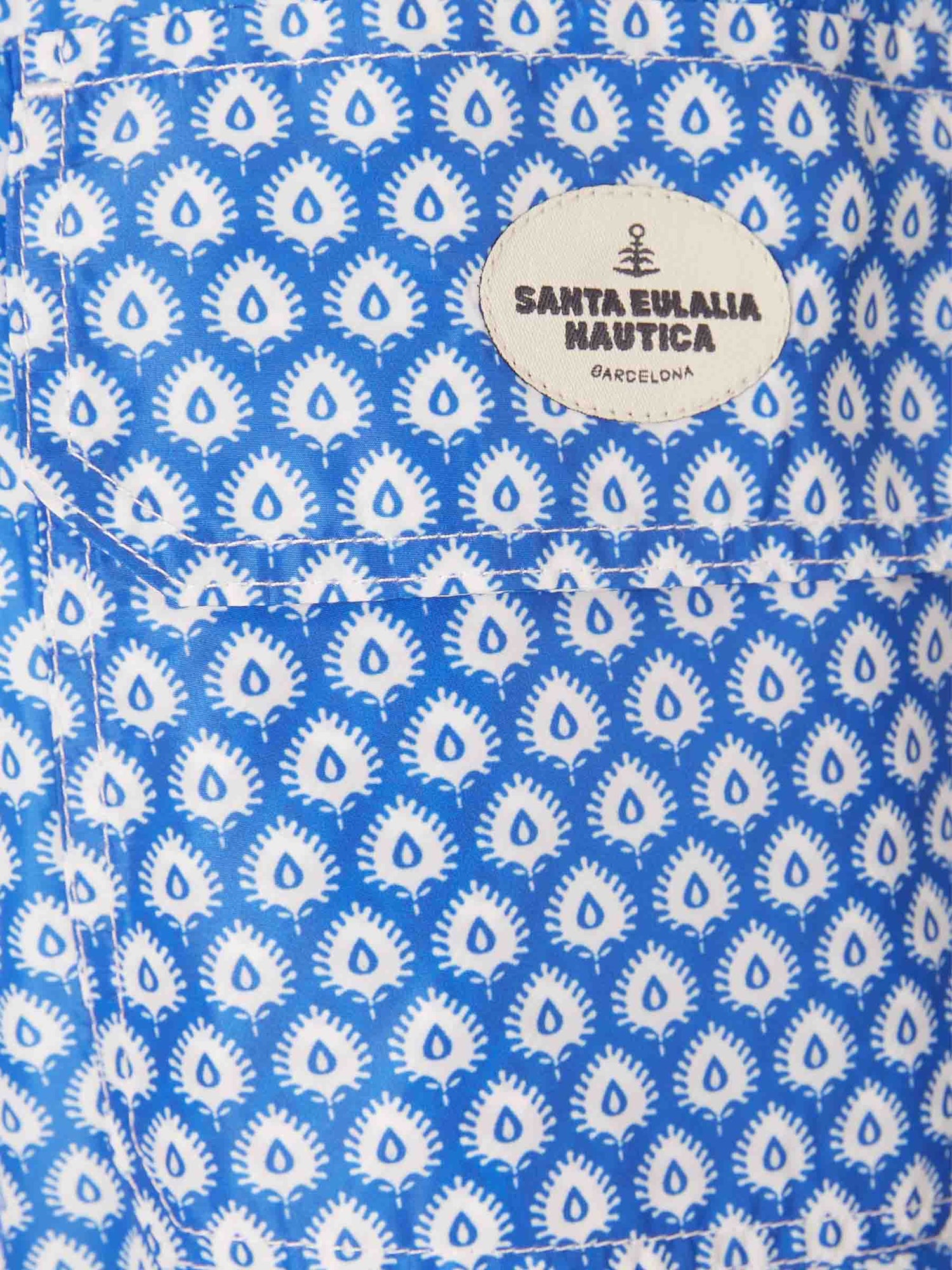 Outlet online Santa Eulalia Hombre Bañador Motivo Floral color Azul Cobalto sku 561-001377 01 - Foto 3