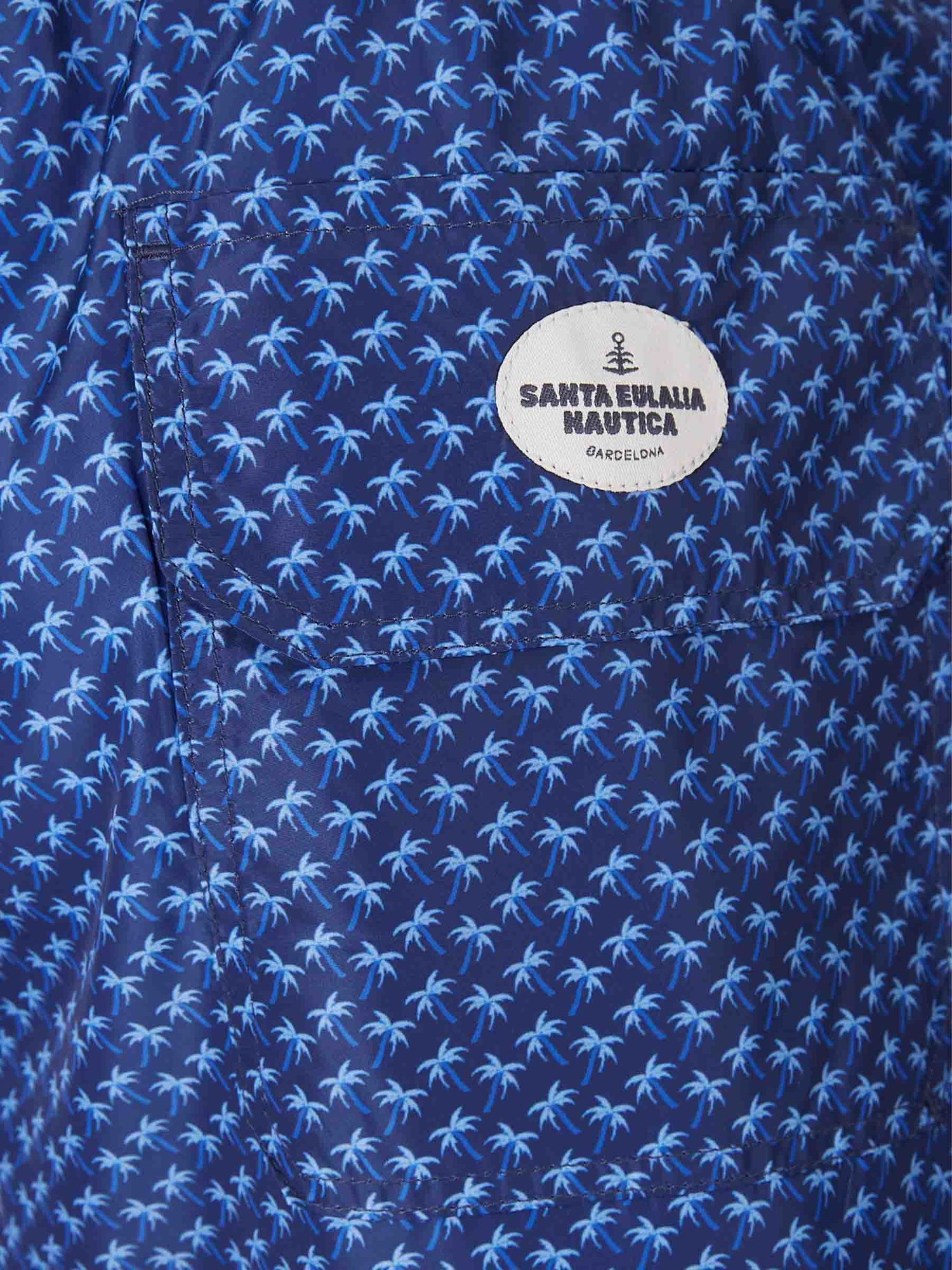 Outlet online Santa Eulalia Hombre Bañador Motivo Palmeras color Azul Cobalto sku 561-001378 01 - Foto 3