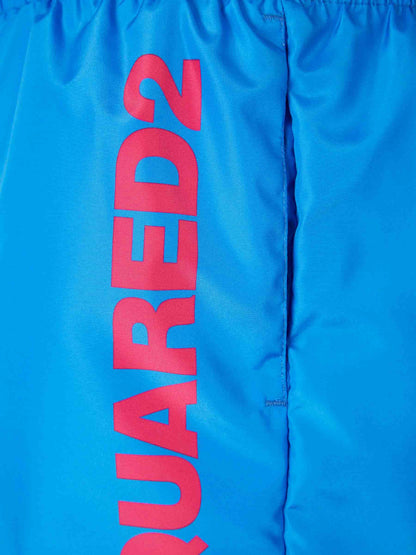 Dsquared2 Hombre Barcelona Bañador Logo color Azul sku 561-001419 01 - Foto 4