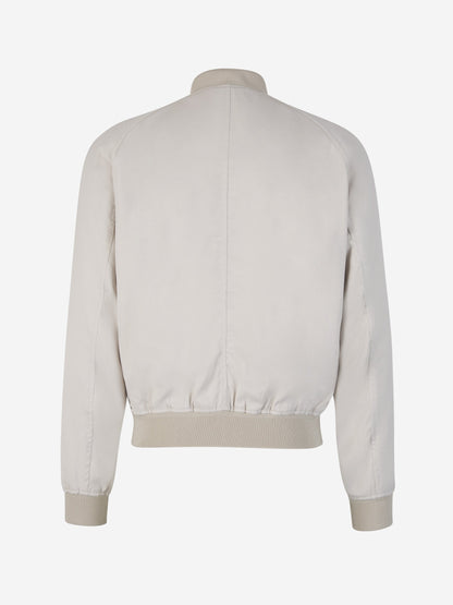 Outlet online Tom Ford Hombre Chaqueta Bomber Lisa color Marfil sku 512-002185 01 - Foto 2