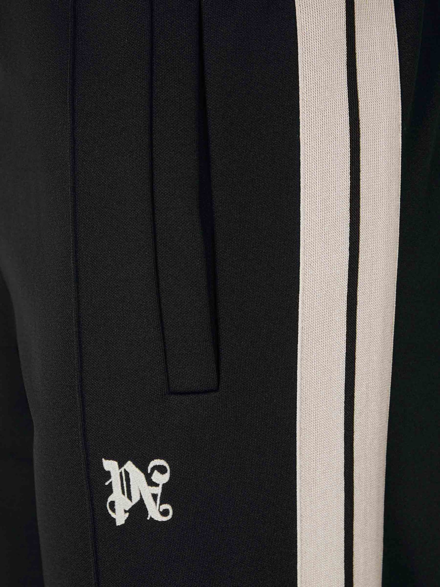 Outlet online Palm Angels Hombre Joggers Motivo Franjas color Gris Oscuro sku 521-002846 01 - Foto 4