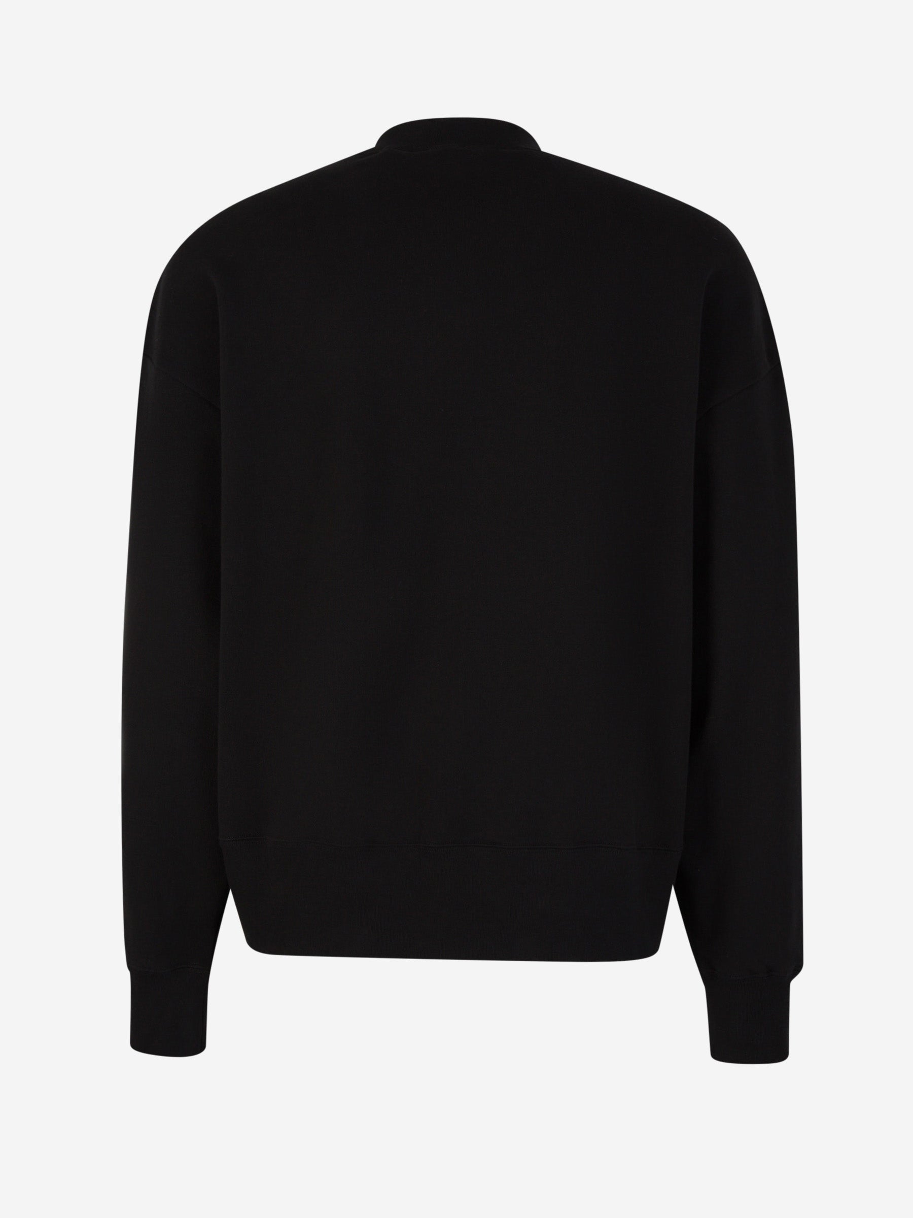 Outlet online Palm Angels Hombre Sudadera Crewneck Algodón color Negro sku 542-002335 01 - Foto 2