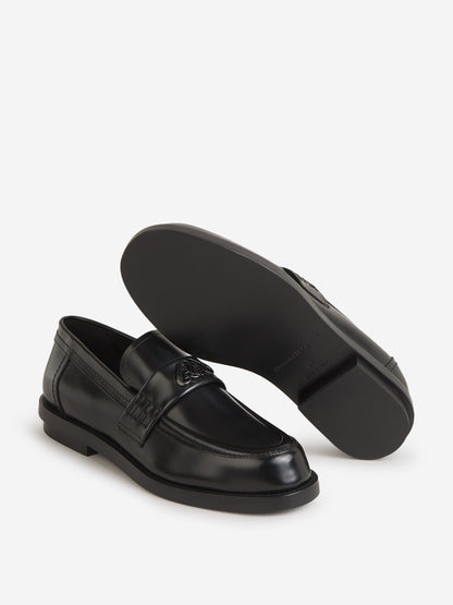 Outlet online McQueen Hombre Mocasines Piel Logo color Negro sku 611-004367 01 - Foto 4